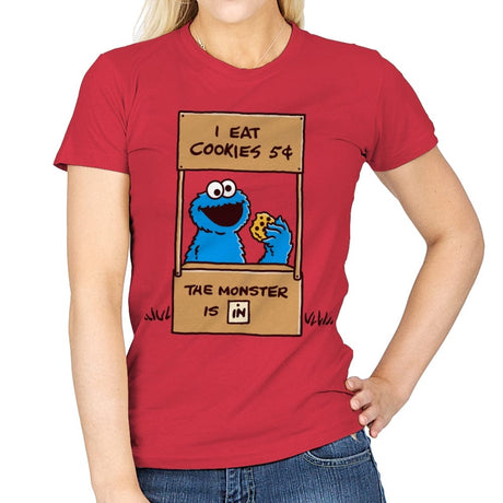 Cookies Help - Womens T-Shirts RIPT Apparel Small / Red