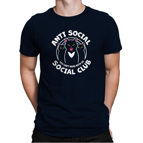 Cool Cats - Mens Premium T-Shirts RIPT Apparel Small / Midnight Navy