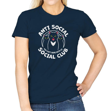 Cool Cats - Womens T-Shirts RIPT Apparel Small / Navy