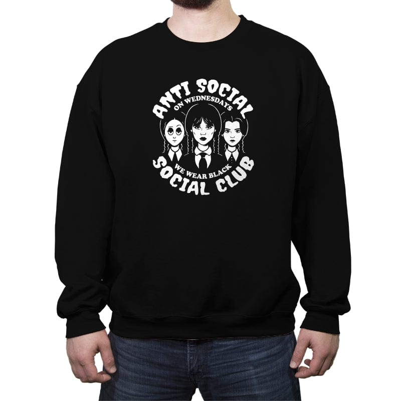 Cool Ghouls - Crew Neck Sweatshirt Crew Neck Sweatshirt RIPT Apparel Small / Black