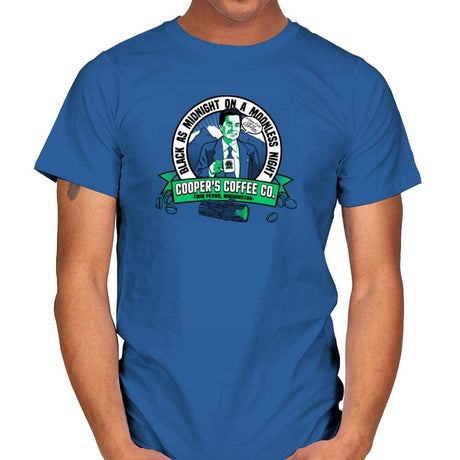 Cooper's Coffee Co. Exclusive - Mens T-Shirts RIPT Apparel Small / Royal