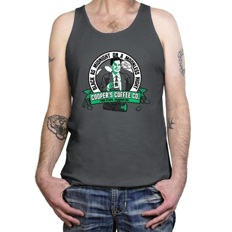 Cooper's Coffee Co. Exclusive - Tanktop Tanktop RIPT Apparel X-Small / Asphalt