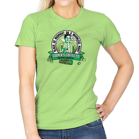 Cooper's Coffee Co. Exclusive - Womens T-Shirts RIPT Apparel Small / Mint Green