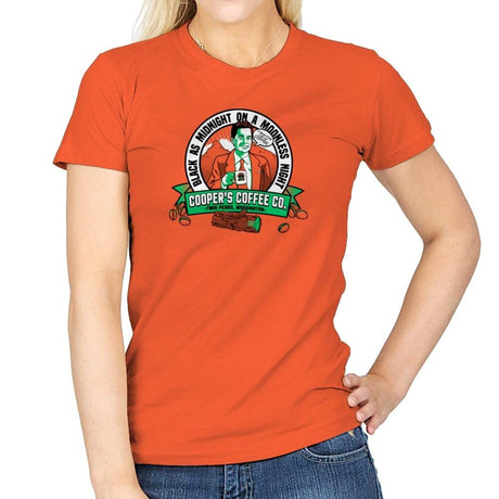 Cooper's Coffee Co. Exclusive - Womens T-Shirts RIPT Apparel Small / Orange