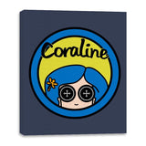 Coraline - Canvas Wraps Canvas Wraps RIPT Apparel 16x20 / Navy