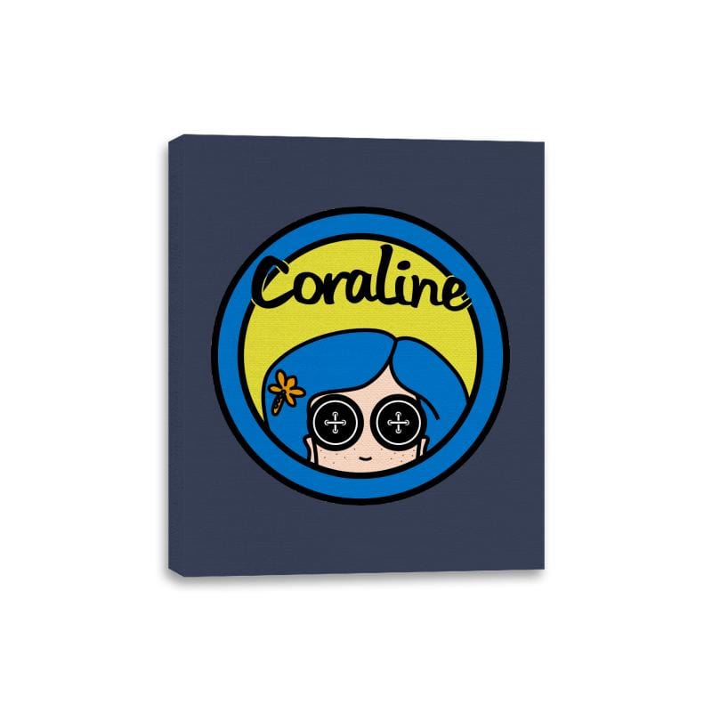 Coraline - Canvas Wraps Canvas Wraps RIPT Apparel 8x10 / Navy