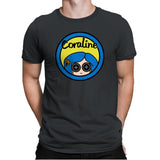 Coraline - Mens Premium T-Shirts RIPT Apparel Small / Heavy Metal