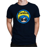 Coraline - Mens Premium T-Shirts RIPT Apparel Small / Midnight Navy