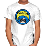 Coraline - Mens T-Shirts RIPT Apparel Small / White