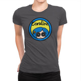 Coraline - Womens Premium T-Shirts RIPT Apparel Small / Heavy Metal