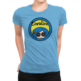 Coraline - Womens Premium T-Shirts RIPT Apparel Small / Turquoise