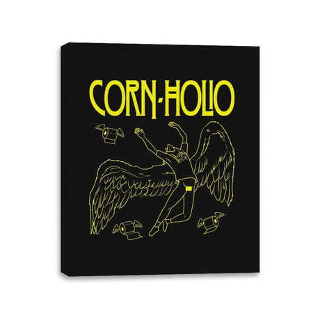 Corn Holio - Canvas Wraps Canvas Wraps RIPT Apparel 11x14 / Black