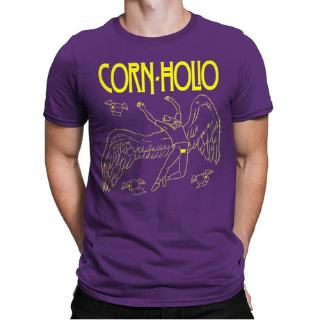 Corn Holio - Mens Premium T-Shirts RIPT Apparel Small / Purple Rush