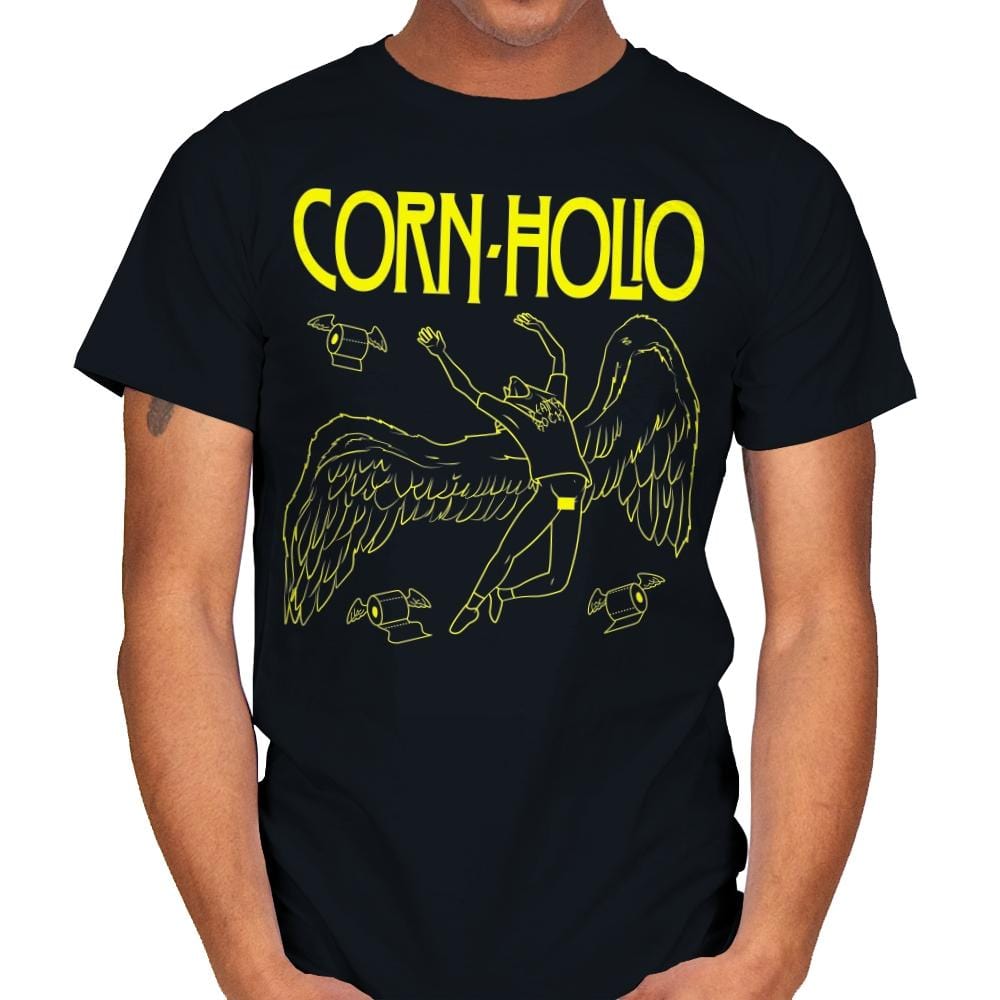 Corn Holio - Mens T-Shirts RIPT Apparel Small / Black