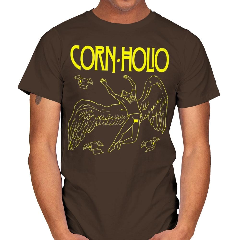 Corn Holio - Mens T-Shirts RIPT Apparel Small / Dark Chocolate