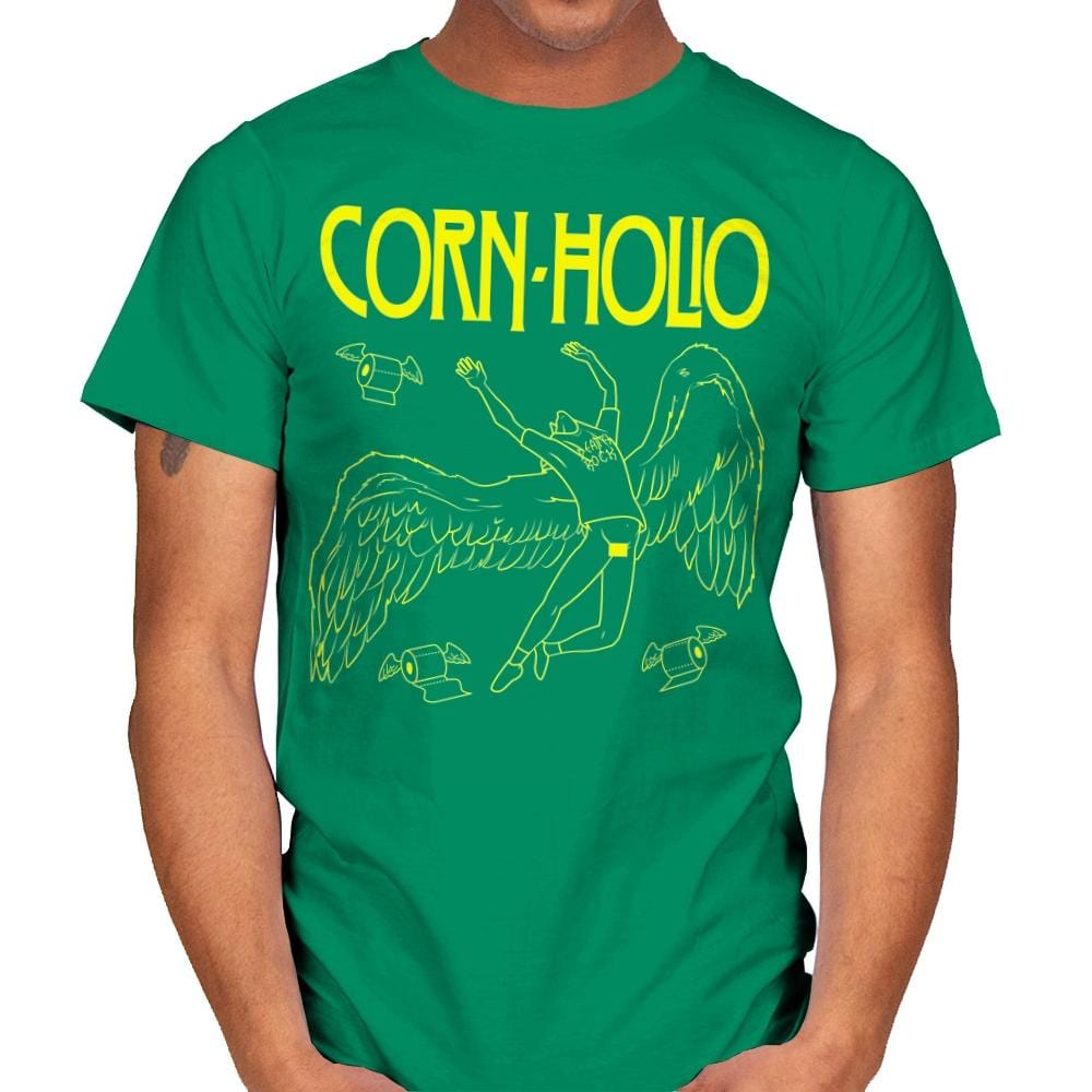 Corn Holio - Mens T-Shirts RIPT Apparel Small / Kelly Green