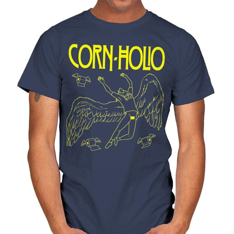 Corn Holio - Mens T-Shirts RIPT Apparel Small / Navy