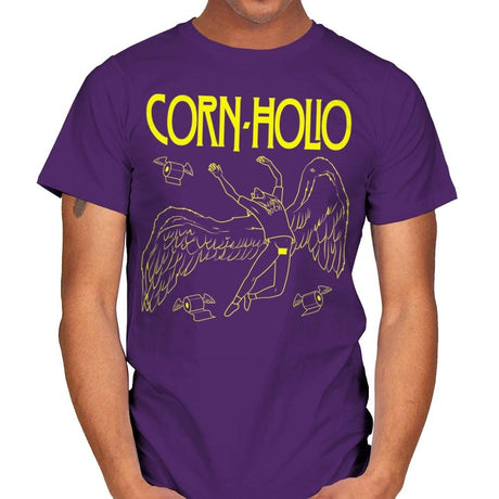 Corn Holio - Mens T-Shirts RIPT Apparel Small / Purple