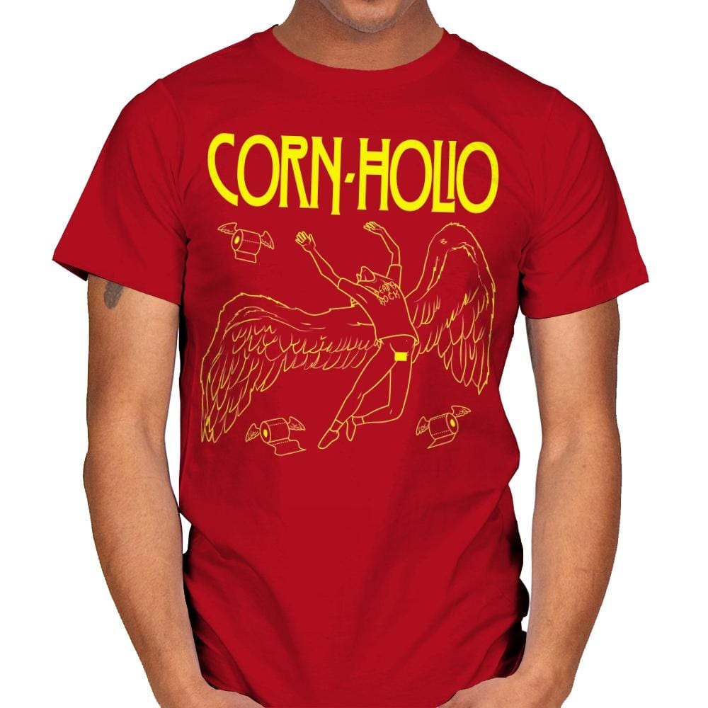 Corn Holio - Mens T-Shirts RIPT Apparel Small / Red