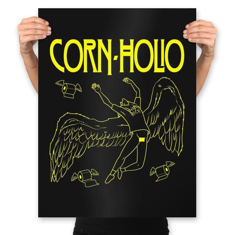 Corn Holio - Prints Posters RIPT Apparel 18x24 / Black