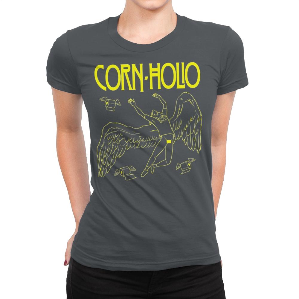Corn Holio - Womens Premium T-Shirts RIPT Apparel Small / Heavy Metal