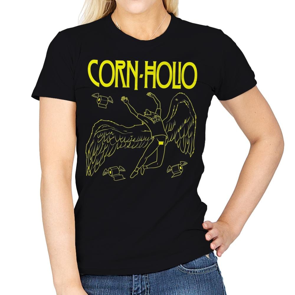 Corn Holio - Womens T-Shirts RIPT Apparel Small / Black
