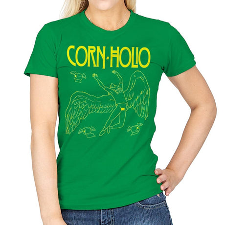 Corn Holio - Womens T-Shirts RIPT Apparel Small / Irish Green