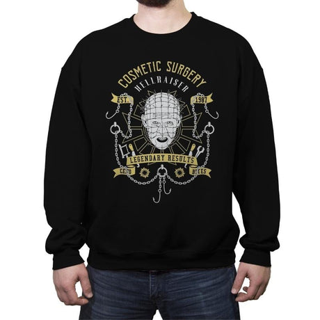 Cosmetic Surgery - Crew Neck Sweatshirt Crew Neck Sweatshirt RIPT Apparel