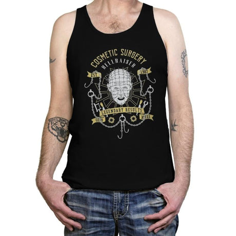 Cosmetic Surgery - Tanktop Tanktop RIPT Apparel X-Small / Black