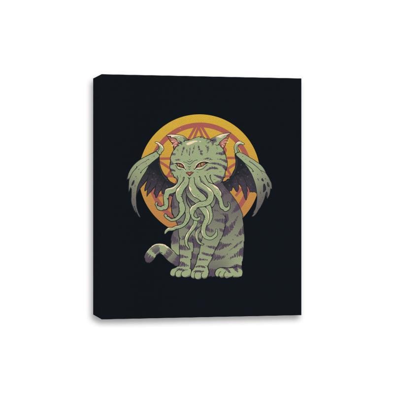 Cosmic Cat - Canvas Wraps Canvas Wraps RIPT Apparel 8x10 / Black