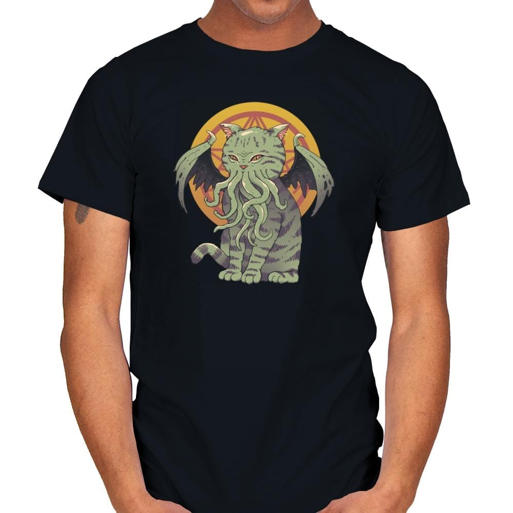 Cosmic Cat - Mens T-Shirts RIPT Apparel Small / Black