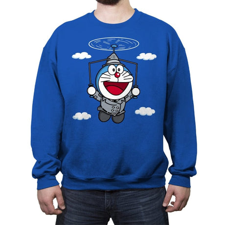 Cosmic Inspector! - Crew Neck Sweatshirt Crew Neck Sweatshirt RIPT Apparel Small / Royal