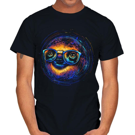 Cosmic Sloth - Mens T-Shirts RIPT Apparel Small / Black
