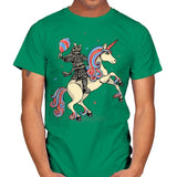 Cotton Candy Warrior - Mens T-Shirts RIPT Apparel Small / Kelly