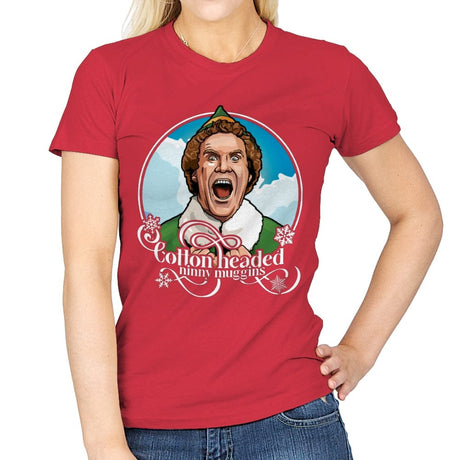 Cotton Headed Ninny Muggins - Womens T-Shirts RIPT Apparel Small / Red