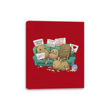 Couch Potato Club - Canvas Wraps Canvas Wraps RIPT Apparel 8x10 / Red