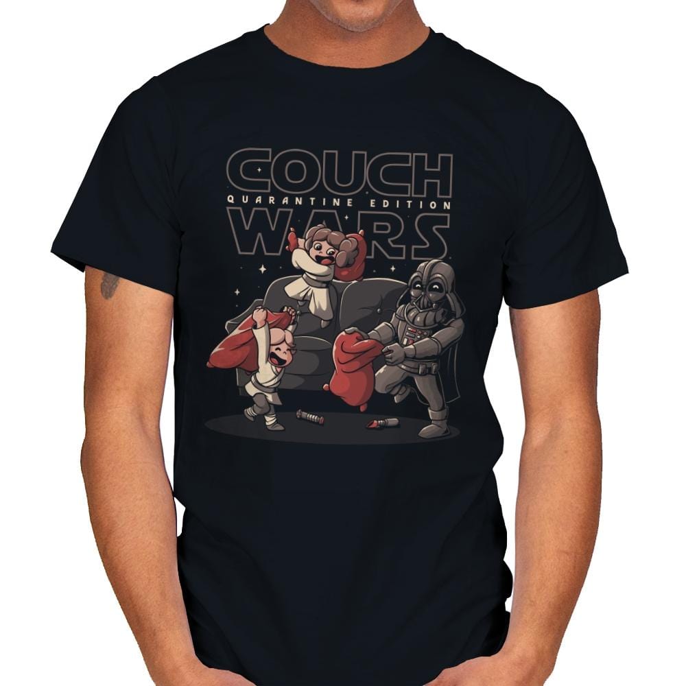 Couch Wars - Mens T-Shirts RIPT Apparel Small / Black
