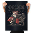Couch Wars - Prints Posters RIPT Apparel 18x24 / Black
