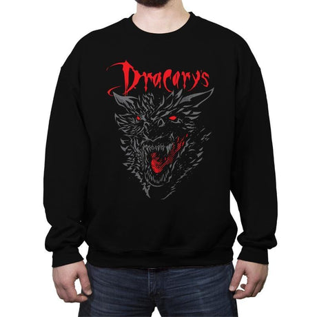 Count Dracarys - Crew Neck Sweatshirt Crew Neck Sweatshirt RIPT Apparel