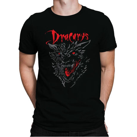 Count Dracarys - Mens Premium T-Shirts RIPT Apparel Small / Black