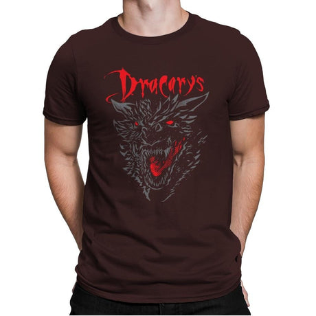 Count Dracarys - Mens Premium T-Shirts RIPT Apparel Small / Dark Chocolate