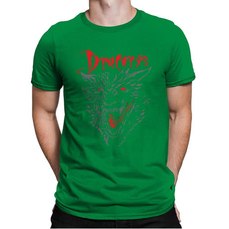 Count Dracarys - Mens Premium T-Shirts RIPT Apparel Small / Kelly Green