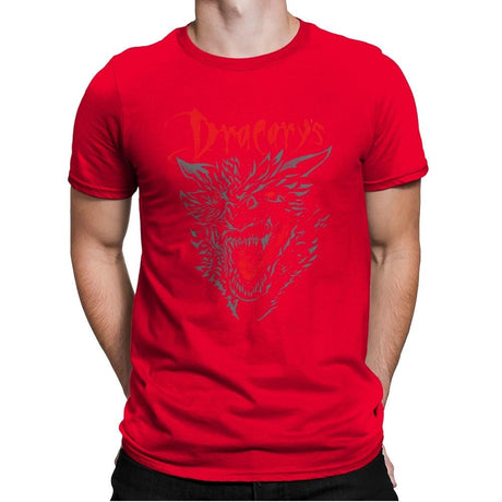 Count Dracarys - Mens Premium T-Shirts RIPT Apparel Small / Red