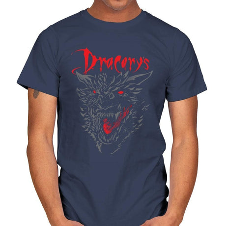 Count Dracarys - Mens T-Shirts RIPT Apparel Small / Navy