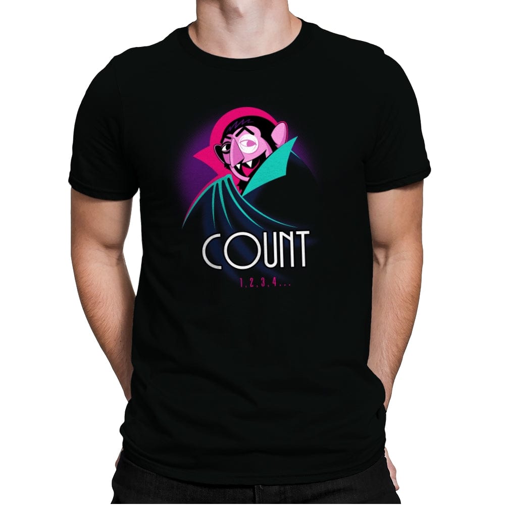 Count the Animated Series - Mens Premium T-Shirts RIPT Apparel Small / Black