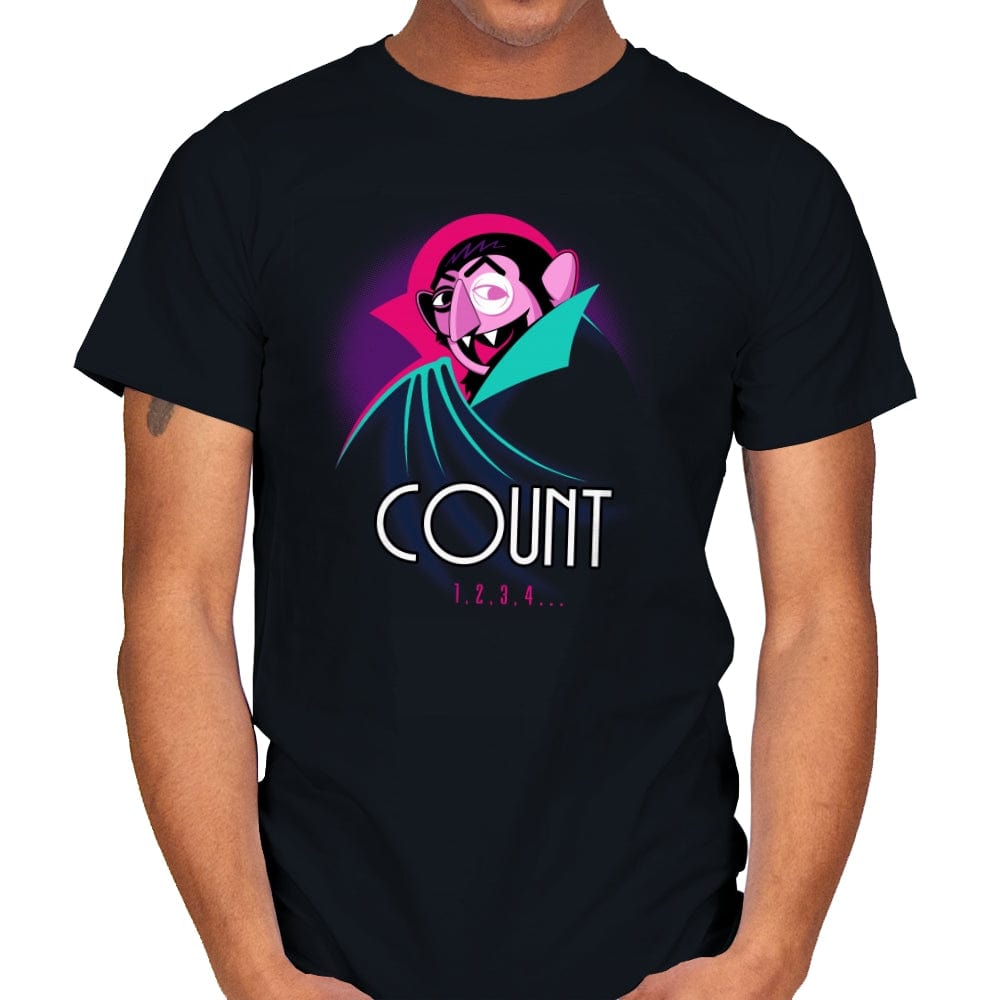 Count the Animated Series - Mens T-Shirts RIPT Apparel Small / Black