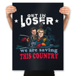 Country Saving - Prints Posters RIPT Apparel 18x24 / Black