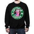 Courage Coffee - Crew Neck Sweatshirt Crew Neck Sweatshirt RIPT Apparel Small / Black