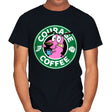 Courage Coffee - Mens T-Shirts RIPT Apparel Small / Black