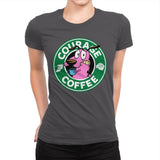 Courage Coffee - Womens Premium T-Shirts RIPT Apparel Small / Heavy Metal